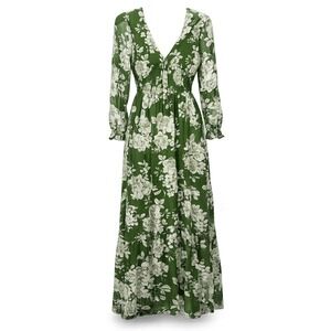 patrons of peace green dress Hollywood Dress XS / JM Dark Citron